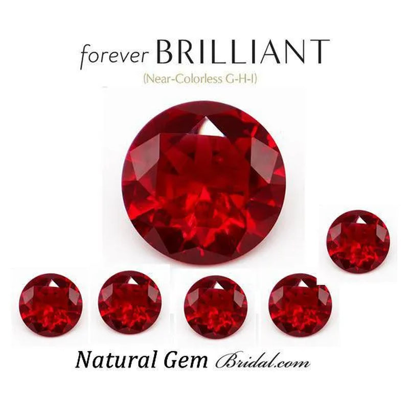 Natural Ruby AAAA+ Unheated 10.50 Cts Natural Mined 11.0Mm Sri-Lanka Garnet Red Ruby round Cut VVS Loose Gem