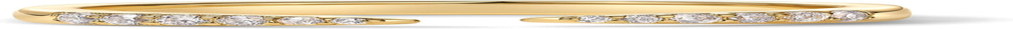 18K Gold Plated Open Eternity Ring | Cubic Zirconia Stacking Bands for Women | Dainty Stackable Rings for Women