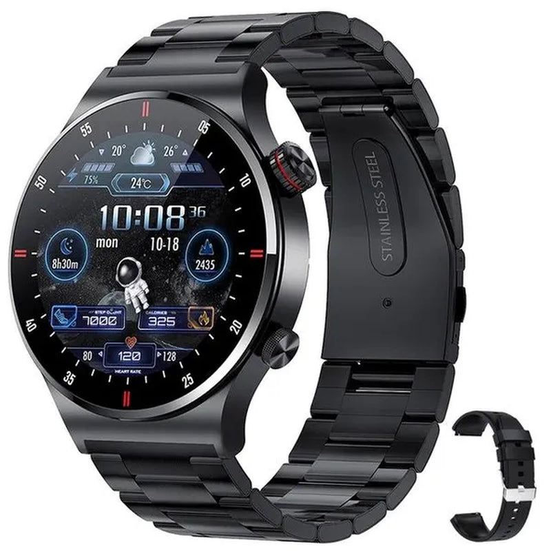 LIGE Bluetooth Call Smart Watch Men HD Screen Sports Bracelet Waterproof ECG Health Monitor Men SmartWatch For Uhren