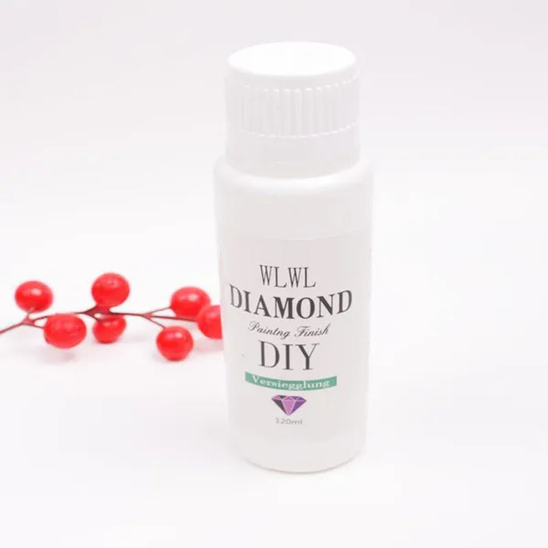 120ml Diamond Painting Sealer. Fast-Drying, Permanent Hold & Shine. DIY Conserver for 5D Diamond Painting & Puzzle Sets