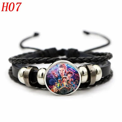12 Styles Stranger Things 4 Hellfire Club Time Gem Bracelets & Bangles for Unisex Women Men Fashion Jewelry Gifts - WORLD TIME VISITS
