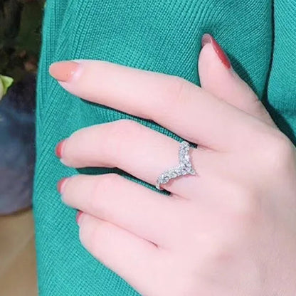 Fashion Women Wedding Band 925 Sterling Silver Horse Eye Diamond Jewelry Natural Gemstone Ring Princess Engagement Anniversary Gift Promise Rings Size 5 - 11