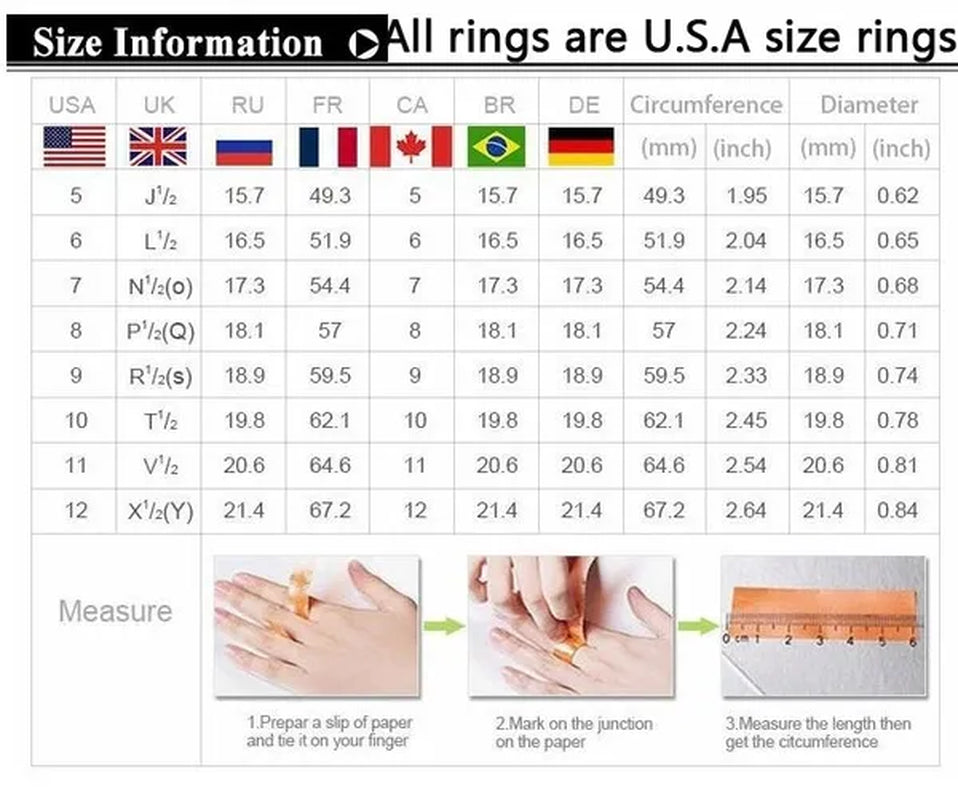 Couple Rings (2 Rings) Sz6-13 His and hers Ring 8mm Sapphire Women's Wedding Ring Sets Black Titanium steel Men's Ring Wedding Bands