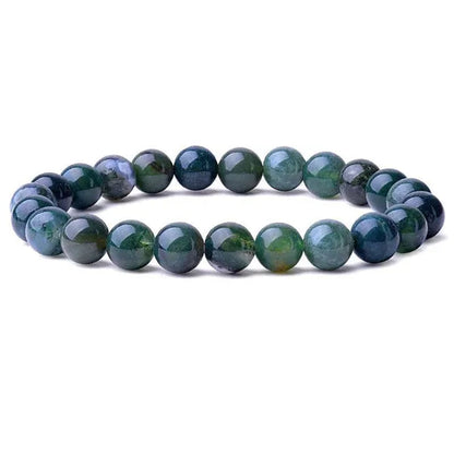 6mm 8mm Natural Stone Chakra Beaded Charm Bracelets Tiger Eye Amethyst Lapis Lazuli Healing Beads Bracelet Women Yoga Jewelry