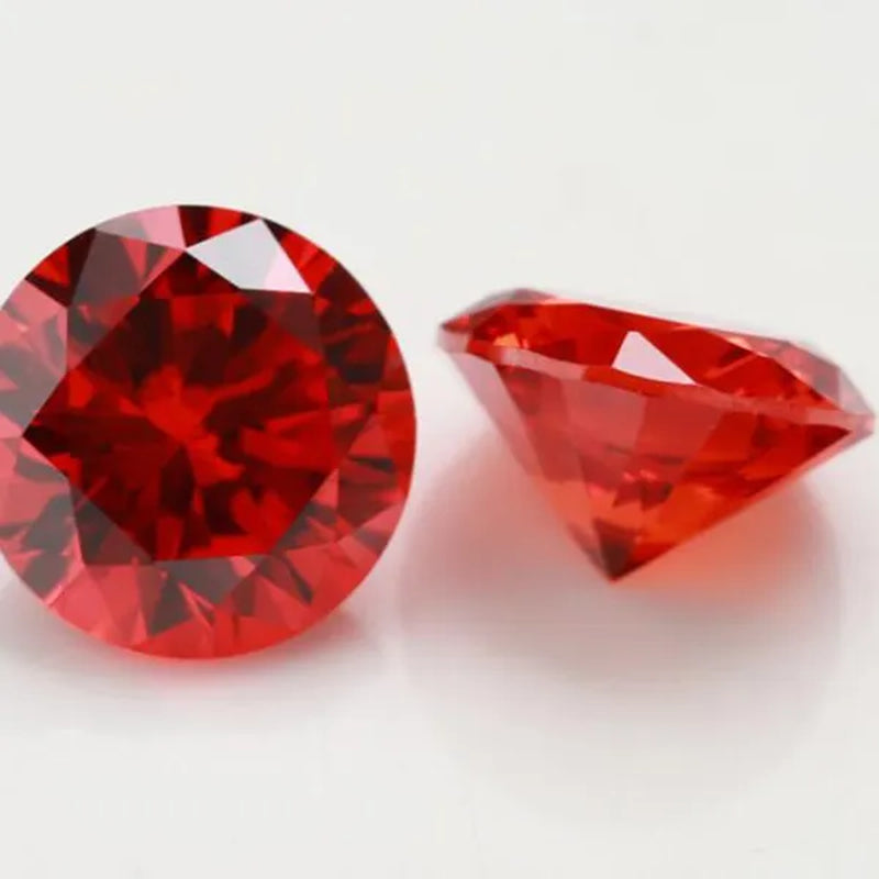 6.5Ct Loose Gemstone round Cut Cubic Zirconia Stone Jewelry Production Craft Bead Grade VVS 10.0 Mm/0.393Inch - WORLD TIME VISITS