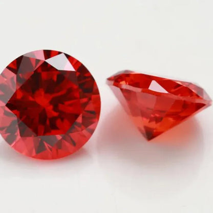 6.5Ct Loose Gemstone round Cut Cubic Zirconia Stone Jewelry Production Craft Bead Grade VVS 10.0 Mm/0.393Inch - WORLD TIME VISITS