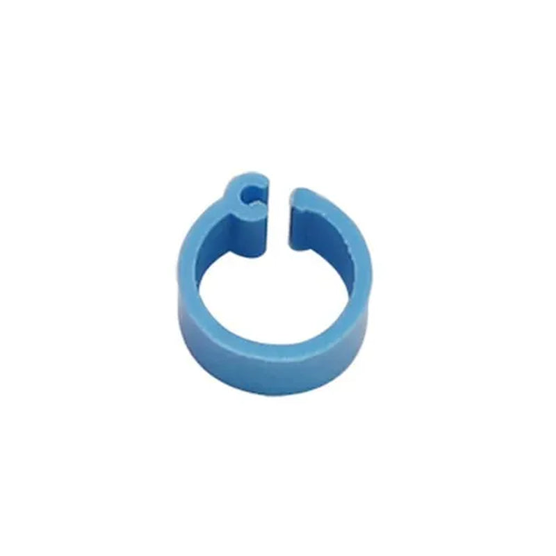 50Pcs Birds Feet Rings Inner Diameter 8mm Width 7mm Plastic Clip Ring Pigeon Dove Quail Foot Ring Farm Animal Carrier