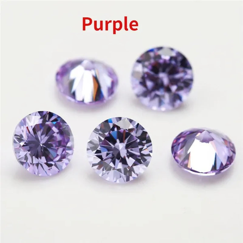 Round Brilliant Cut 5.0mm To 12.0mm D Color Moissanites Loose Stone Diamond Ring Jewelry Bracelet Material High Quality