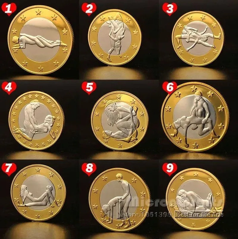 Germany Euros Coins Mix Pure Gold Coins Euro Coins Cool Maclife Couple Commemorative Coin - WORLD TIME VISITS