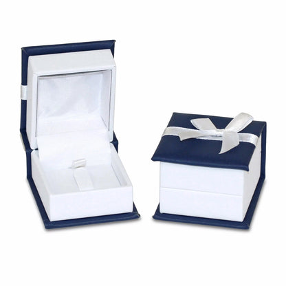 1/5 Carat T.W. Diamond and 1 Carat T.G.W. Created White Sapphire Sterling Silver Engagement Ring