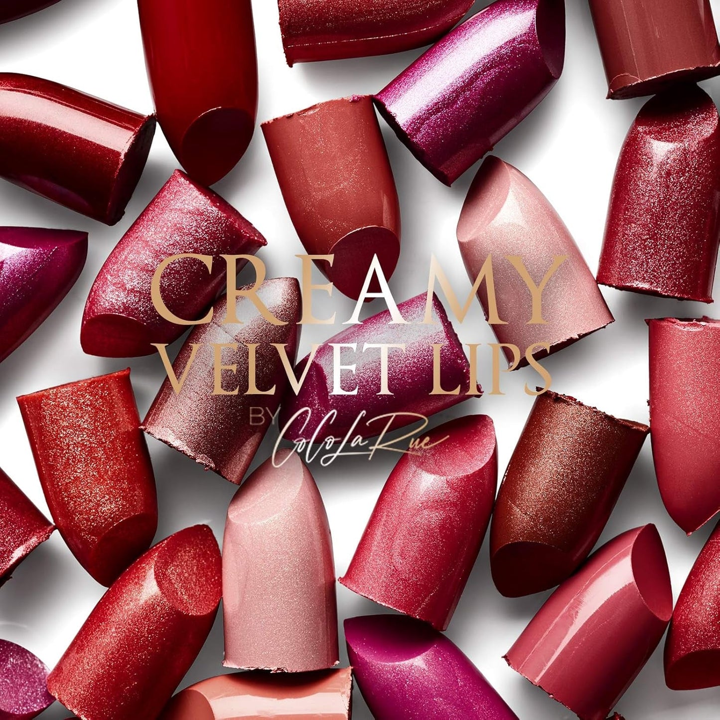 Coco La Rue Creamy Velvet Lipstick Lustrous Mauve Lipstick, High-Shine Plumping Lip Balm, Hydrating Lip Color (CLR-C 292 Mocha)