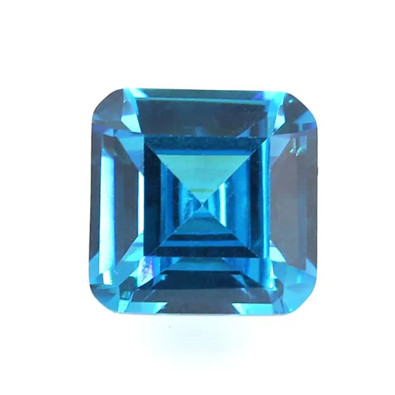 8.0Ct Loose Gem Jewelry Cubic Zirconia Stone Jewelry Making Gemstone AAAA Grade VVS Size 10Mm/1Pcs - WORLD TIME VISITS