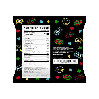 Casino Poker Chips, Belgian Milk Chocolate Coins, Kosher Certified Dairy, Non GMO (25-Pack)