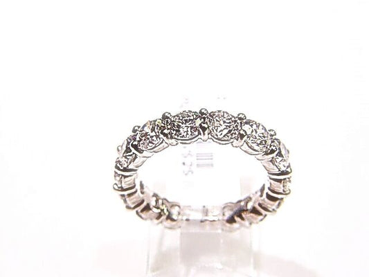 DIAMOND 15 ROUND BRILLIANT SHAPE ETERNITY BAND HAND MADE BAND DIAMOND ETERNITY