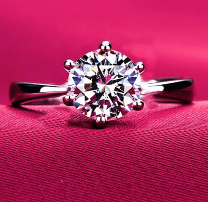 3.5ct Size 6-10 amazing Princess  silver cut White Sapphire &Pink Sapphire &Topaz Engagement Ring