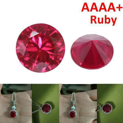 Large Ruby Unheated 10.50 Cts Natural Mined 11.0mm Sri-Lanka Garnet Ruby Pigeon Red Round Cut VVS Loose Gem