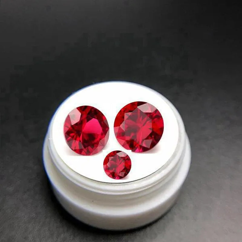 Natural Ruby AAAA+ Unheated 10.50 Cts Natural Mined 11.0Mm Sri-Lanka Garnet Red Ruby round Cut VVS Loose Gem