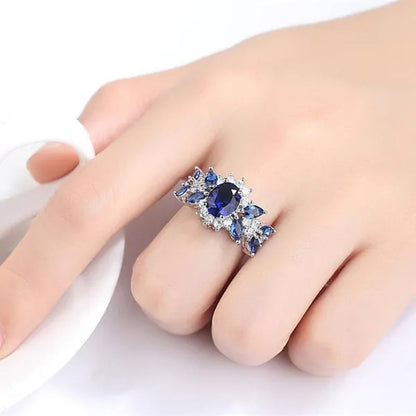 Colored Diamond Wedding Ring Diamond Engagement Ring Commitment Ring Cubic Zirconia Ring Jewelry Wedding Ring Anniversary Gift Wedding Ring Women's Ring
