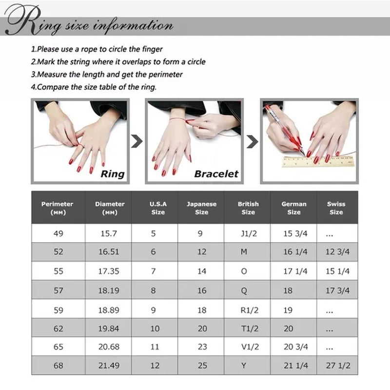 Exquisite Heart White Sapphire Wedding Ring Ruby Bridal Engagement Ring Set Wedding Band Anniversary Promise Jewelry Gift