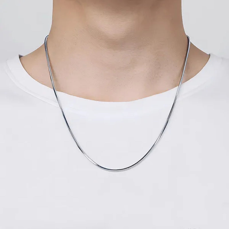 Silver 1mm Snake Chain Necklace 16"~30" NEW