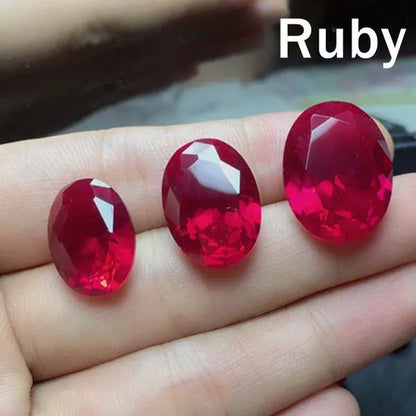 AAAA+ Large Ruby 13x18mm Sri-Lanka Garnet Ruby Oval Cut VVS Loose Gemstone Jewelry