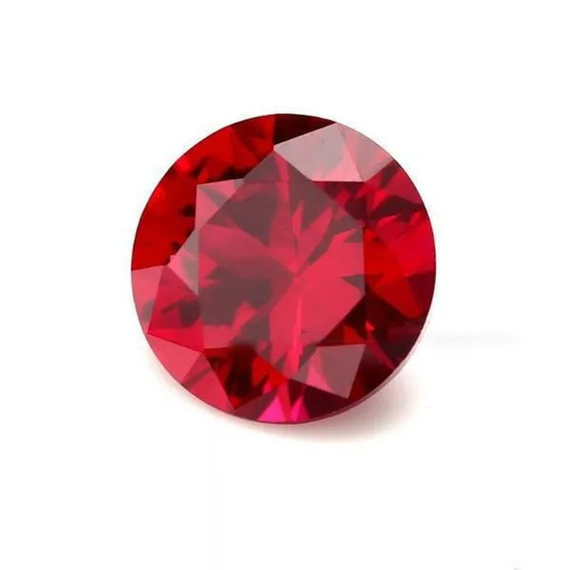 Natural Ruby AAAA+ Unheated 10.50 Cts Natural Mined 11.0Mm Sri-Lanka Garnet Red Ruby round Cut VVS Loose Gem