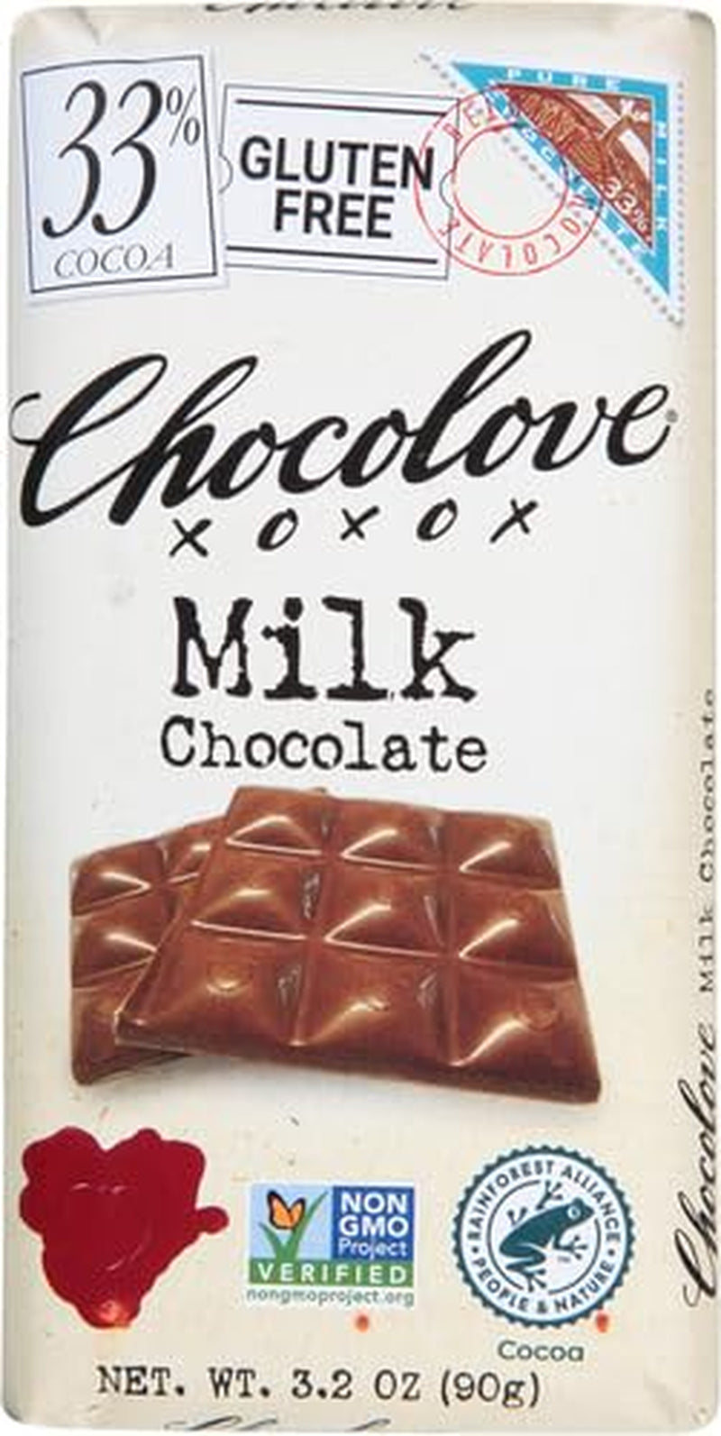 Pure Milk Chocolate Bar, 3.2 Oz