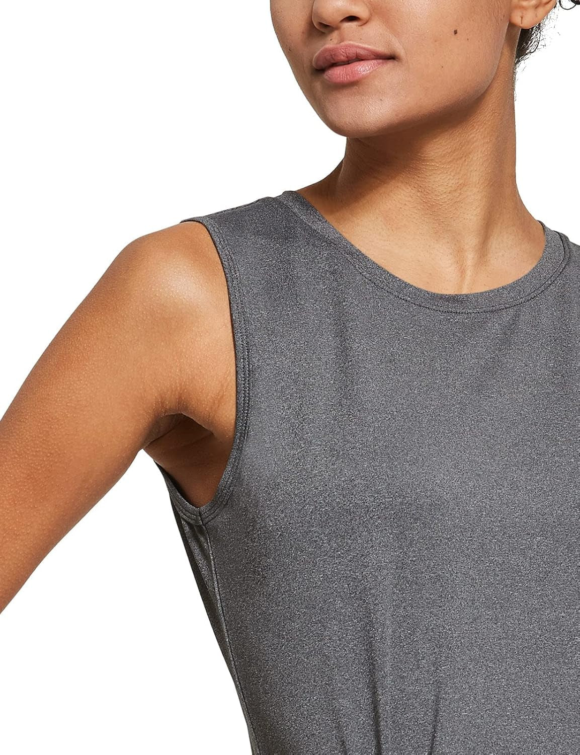 Workout Tank Tops for Women Sleeveless Running Loose Fit Yoga Tops Active Shirts Pickleball Sports Gym Exercise