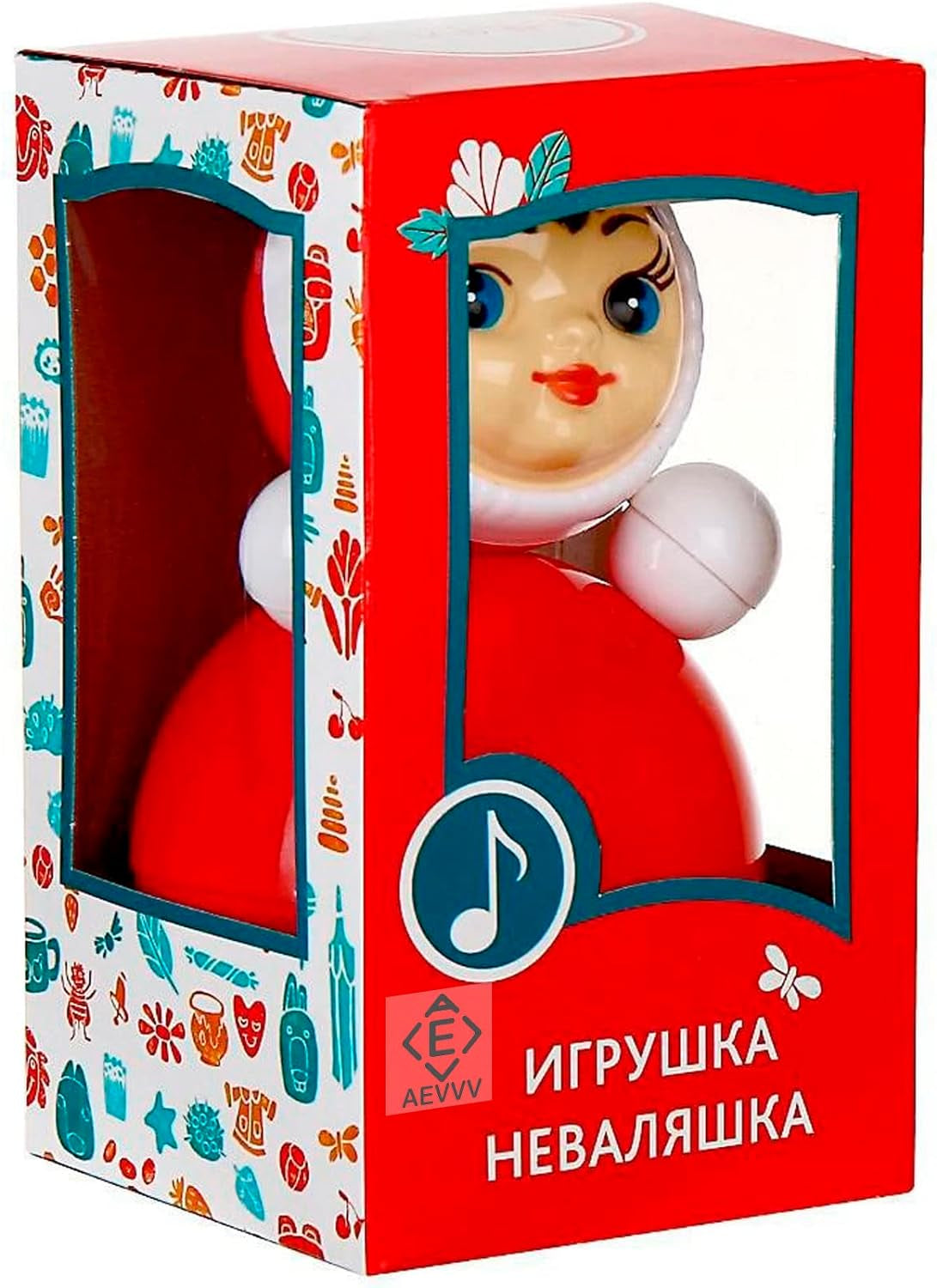 Toy Tumbler Art.6S-001 Игрушка-Неваляшка Арт.6С-001 В Худ. Упаковке Igrushka-Nevalyashka Art.6S-001 V Khud. Upakovke
