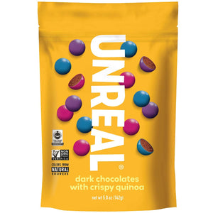 , Candy Coated Chocolate Crispy Quinoa Gems Bag, 5 Ounce