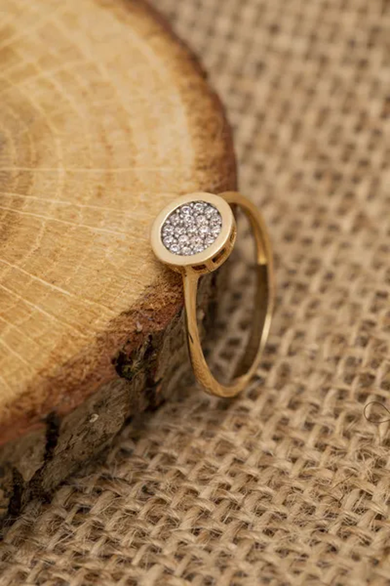 925 Sterling Silver Solitaire Ring, Tiny Stone Solitaire Ring, Solitaire Silver Ring, Handmade Silver Ring, Love Ring, Silver Ring, Design Silver Jewelry, (White, Rose and Gold) Silver Ring, Valentine'S Day Gift