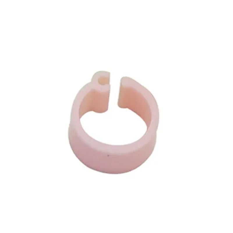 50Pcs Birds Feet Rings Inner Diameter 8mm Width 7mm Plastic Clip Ring Pigeon Dove Quail Foot Ring Farm Animal Carrier