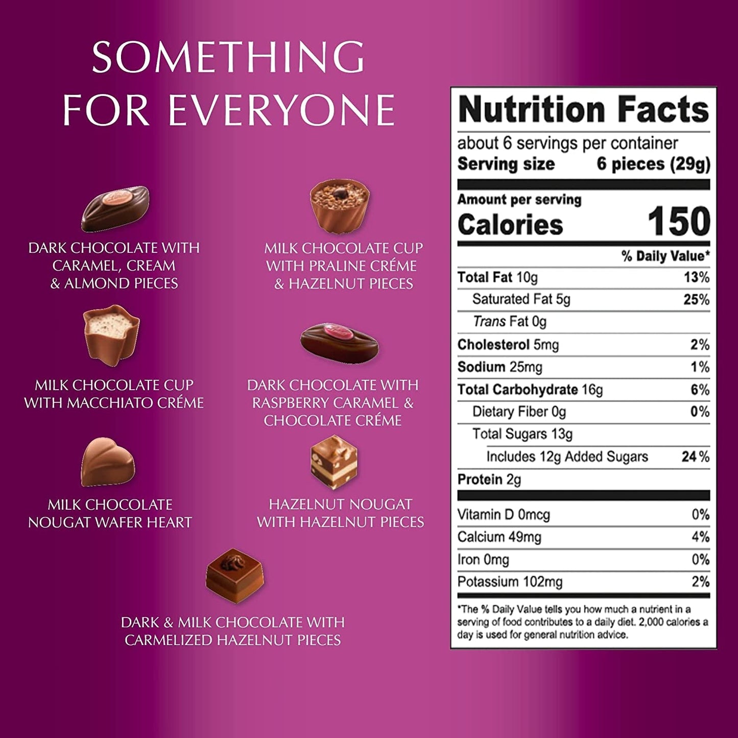 Mini Pralines, Assorted Chocolate Pralines with Premium Filling, Great for Gift Giving, 6.2 Oz Box