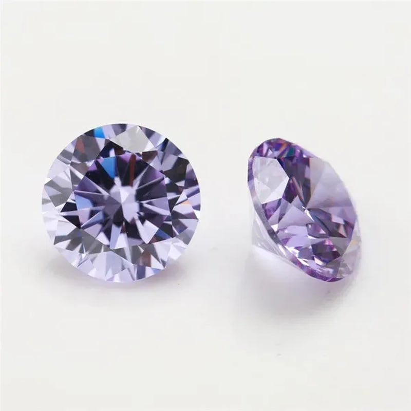 Round brilliant diamond-cut Moissanite bulk jewelry