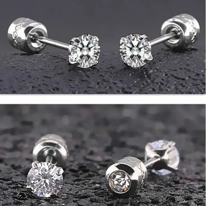 Titanium Steel Earrings for Men Stainless Steel Earrings for Women Men Earrings Diamond Earrings