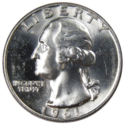 1961 D Washington Quarter BU Uncirculated Mint State 90% Silver 25C US Coin Master Coins