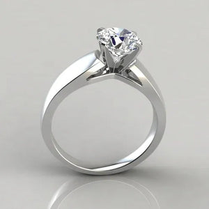 Fashion catwalk model ring new style silver-plated boutique ring diamond ring bride wedding ring princess engagement birthday gift jewelry (size 5-11)