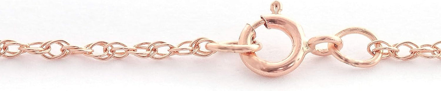 14K Yellow, White, Rose Gold Necklace with Oval-Shaped Aquamarine