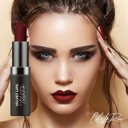 Coco La Rue Creamy Velvet Lipstick Lustrous Mauve Lipstick, High-Shine Plumping Lip Balm, Hydrating Lip Color (CLR-C 292 Mocha)