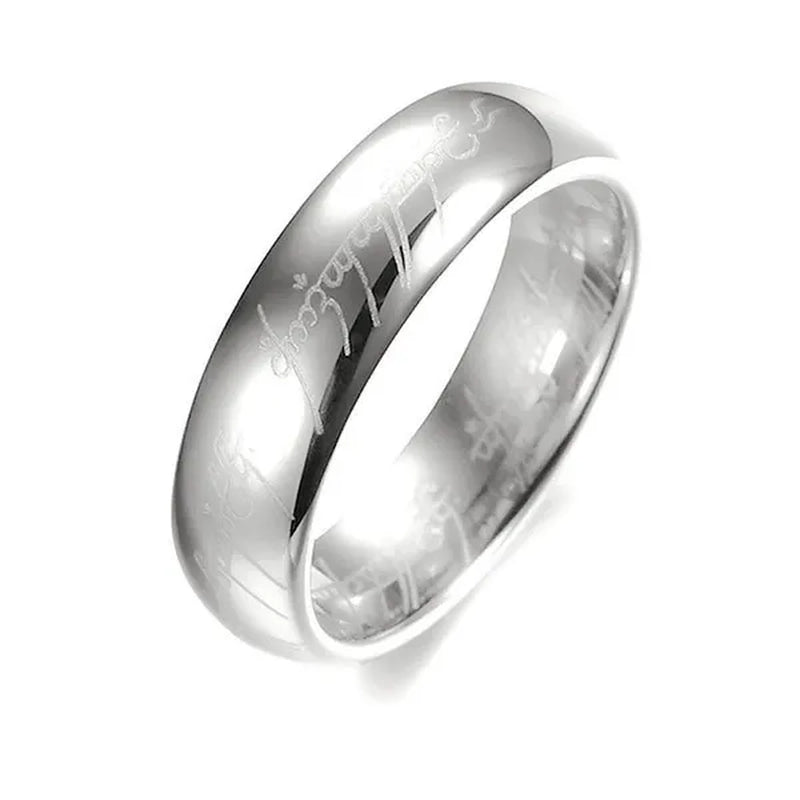 Fashion Jewelry Lord of The Rings Stainless Steel Men Women LOTR The One Band Ring