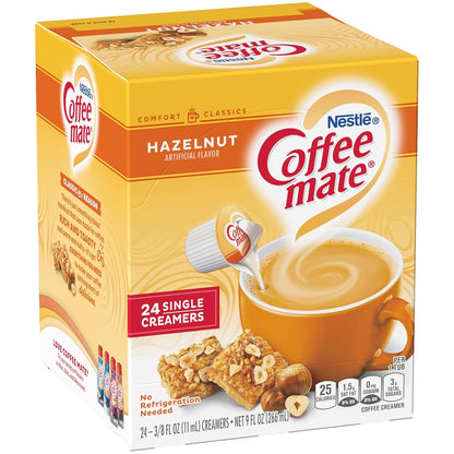Nestle Coffee Mate Hazelnut Liquid Coffee Creamer Singles
