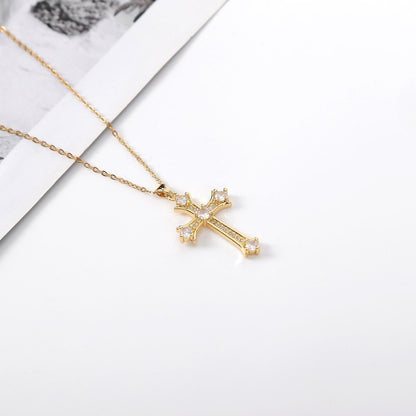 Cross Pendant Necklace for Women Jewelry Gold Cross Necklaces for Women Cross Necklace Minimalist Trendy Jewelry Valentines Day