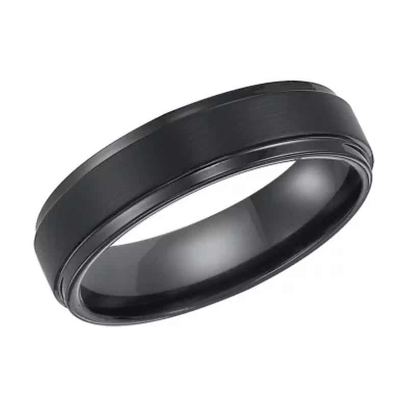6Mm Tungsten Carbide Comfort-Fit Band