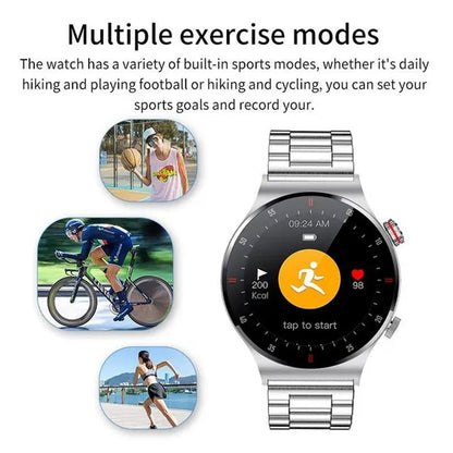 LIGE Bluetooth Call Smart Watch Men HD Screen Sports Bracelet Waterproof ECG Health Monitor Men SmartWatch For Uhren
