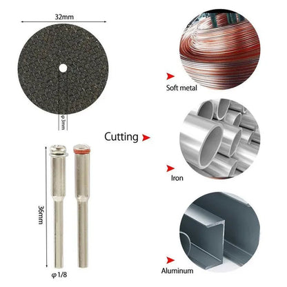 7/32 Pcs Diamond Saw Blade Set HSS Mini Circular Saw Blade for Dremel Rotary Tools Resin Cut-Off Wheels Diamond Cutting Discs