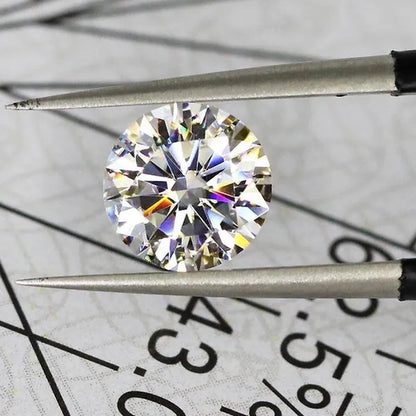 Moissanite Jewelry round Brilliant Cut Diamonds in Bulk