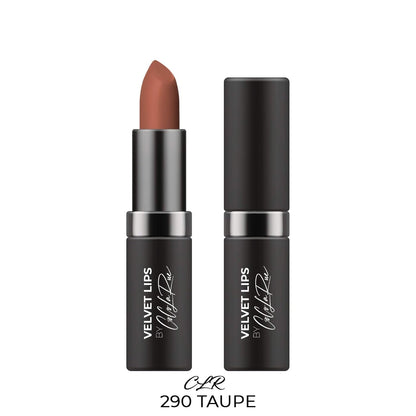 Coco La Rue Creamy Velvet Lipstick Lustrous Mauve Lipstick, High-Shine Plumping Lip Balm, Hydrating Lip Color (CLR-C 290 Taupe)