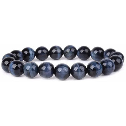 6mm 8mm Natural Stone Chakra Beaded Charm Bracelets Tiger Eye Amethyst Lapis Lazuli Healing Beads Bracelet Women Yoga Jewelry