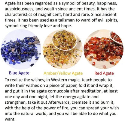 9PCS Gemstones Bottles Crystals and Healing Stones Witchcraft Supplies Crystals Chakra Healing Crystals Bulk Crystals Witchy Room Décor