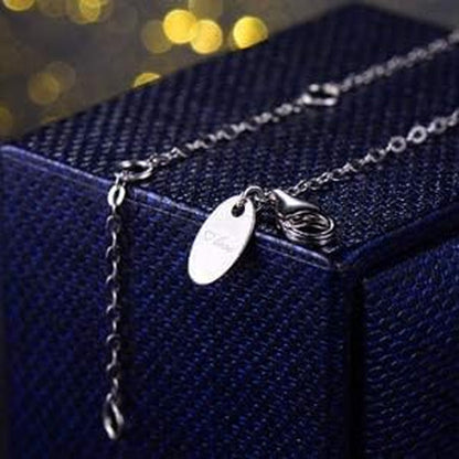 Birthday Gifts Wife Mom Forever Love Infinity Necklace for Women 925 Sterling Silver June July Birthstones Pearl Purple Alexandrite Ruby Jewelry Gifts for Her